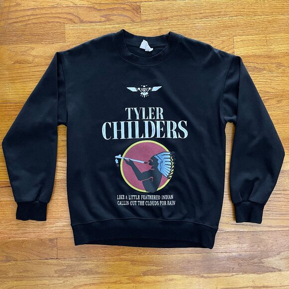 Tyler Childers Feathered Indians Calling Out Sweatshirt Adult Size Medium - Picture 1 of 9